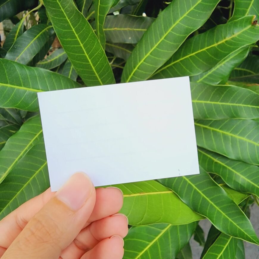 การ์ดขอบคุณขนาดมินิ (แพค 50 ใบ) Thank You Card - Image 2